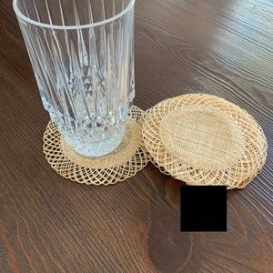 Woven coasters